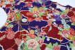 画像3: 大人用祭り鯉口シャツ【雲に花の紫系】 (3)