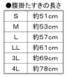 画像3: 大人用祭り腹掛け【5636/紺】 (3)