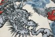 画像3: 変り織り大人用祭り鯉口シャツ【龍・濃紺】 (3)